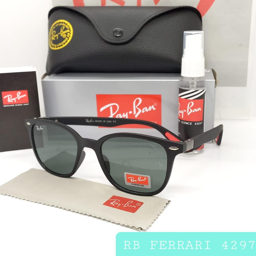 “Ray-Ban Ferrari 4297 en Combo + Estuche 3A | Elegancia que Impone Respeto