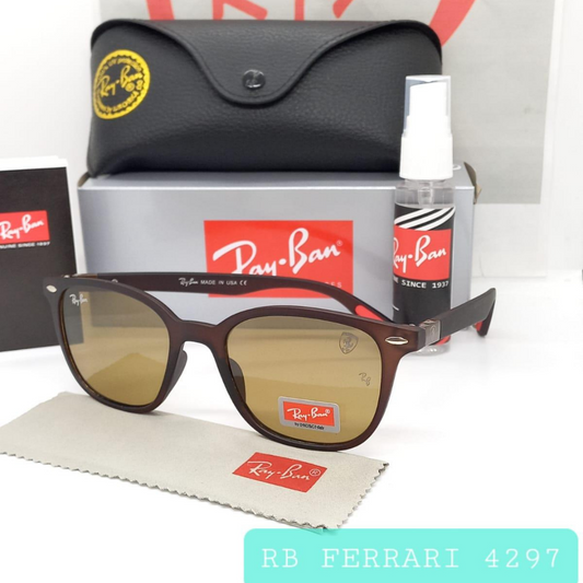 “Ray-Ban Ferrari 4297 en Combo + Estuche 3A | Elegancia que Impone Respeto